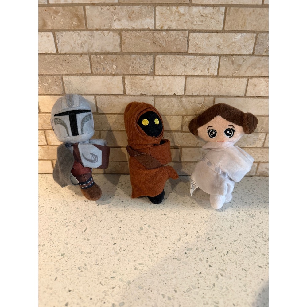 Star Wars Cutie Cuffs Plush Slap Bracelets – Lot of 3